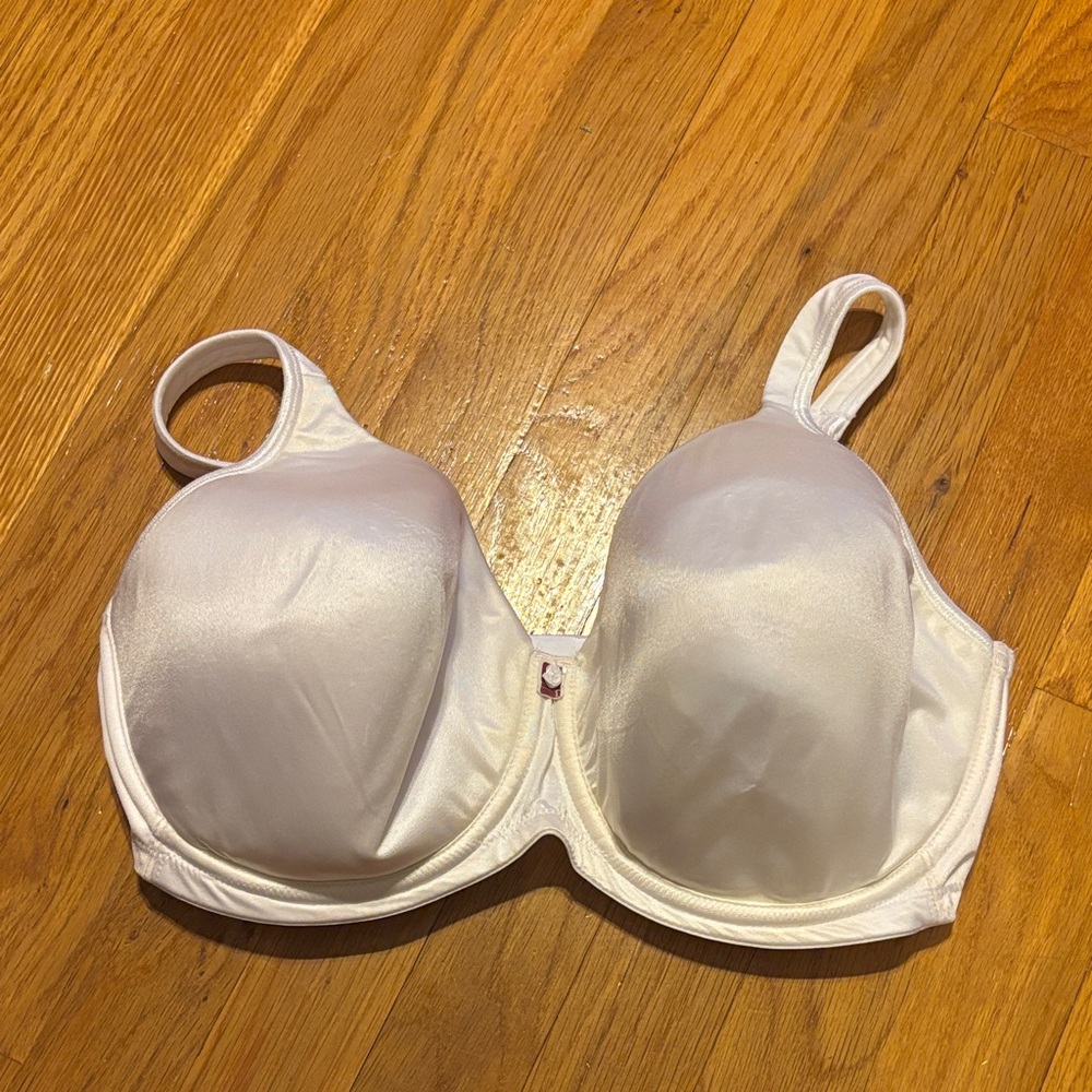 Playtex Elegant Satin White Lined Women's Bra 36DDD